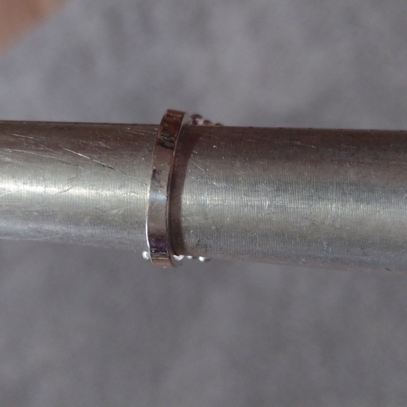 FINE SOLID STERLING SILVER .925 STARBURST DESIGNED SIZE 6 RING - Picture 5 of 9